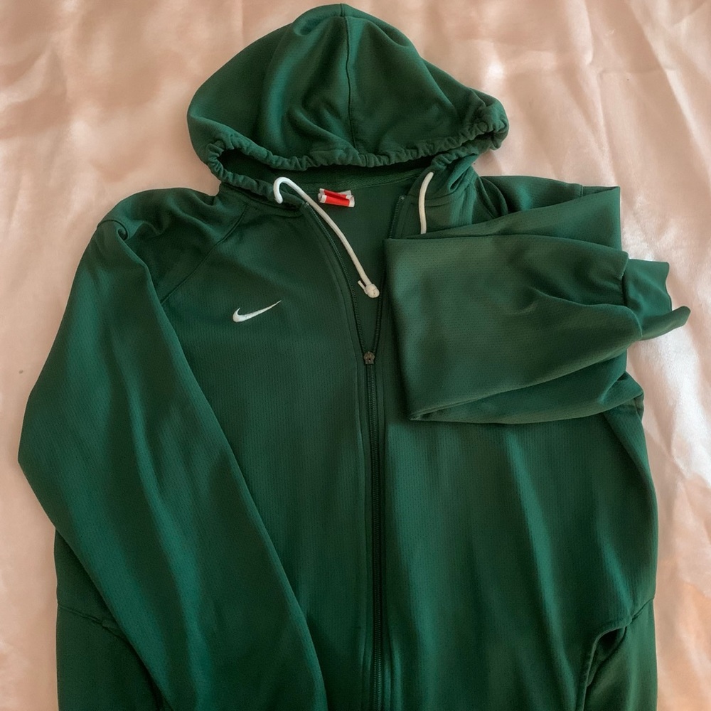 Green Nike tech sip hoodie